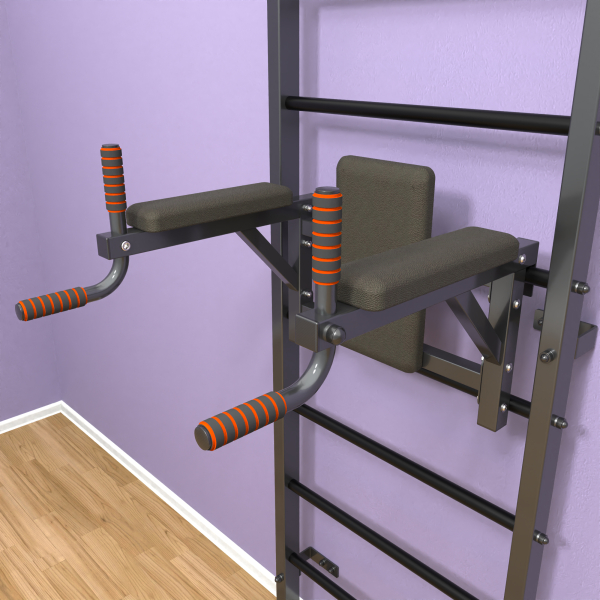 Шведская стенка «LittleSport» Graphite Pull-Up 2.0 черные ступени