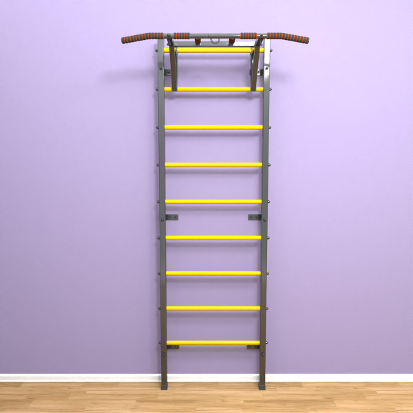 Шведская стенка "LittleSport" Pull-Up (черный*желтый)