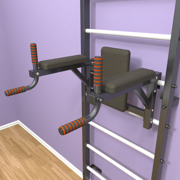 Шведская стенка «LittleSport» Graphite Pull-Up 2.0 белые ступени