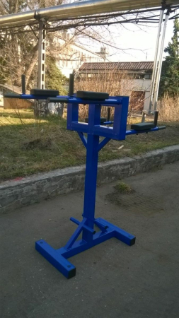 картинка Тренажер Пионер "Брусья двухуровневые" от магазина Лазалка