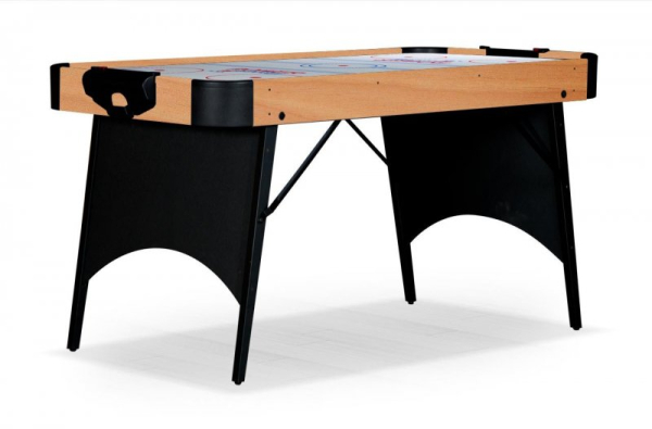 Игровой стол - аэрохоккей "Rider" 5 ф (светло-черный, складной)