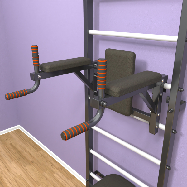 картинка Шведская стенка «LittleSport» Graphite Pull-Up 3.0 белые ступени от магазина Лазалка