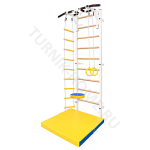 Шведская стенка Turnik Home M-1 с деревянными ступенями